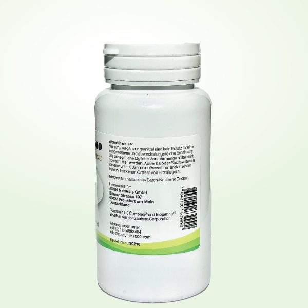 curQmin1000 – (Curcuma longa extract, Turmeric extract with Piperine) - Image 2